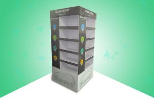 China Five Sheves Four Face Show Pop Cardboard Display Stands Promoting Skincare Products on sale