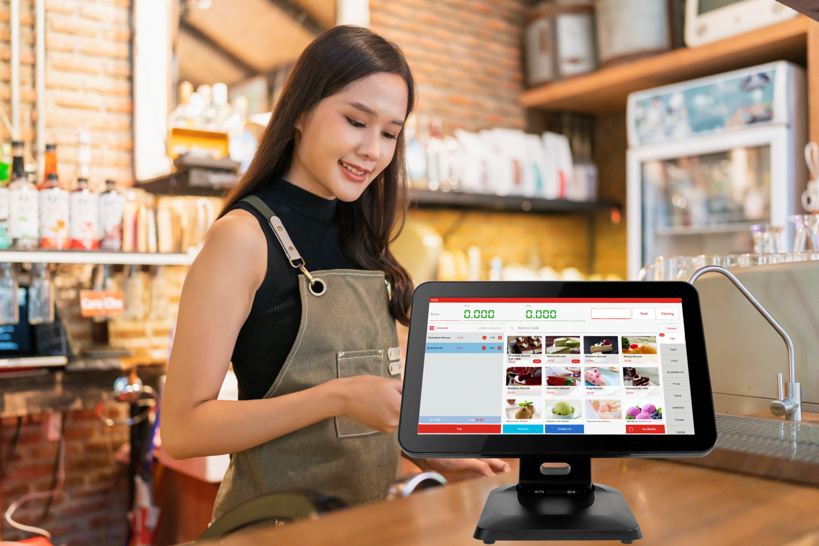 Customized POS Cash Register with Thermal Receipt Printer Scanner and Optional Cash Drawer