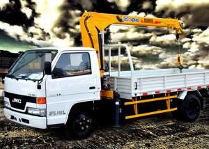 Quality Light Raise And Down XCMG Truck loader crane With 2.1 Ton, 20 L/min wholesale