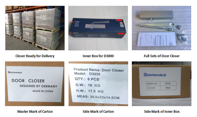 Backcheck Commercial Hydraulic Door Closer D3036 Eurospec Opening Angle 180 Degree