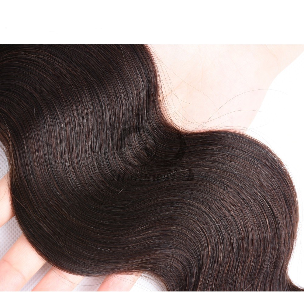 #2 Dark Brown Body Wave Remy Human Hair Bundles Sew In Weave Bundles Brazilian Bundle Deals