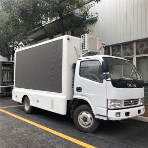 Quality Diesel Type Advertising Mobile Billboard Truck DFAC Hydraulic Control With 15kw Generator wholesale