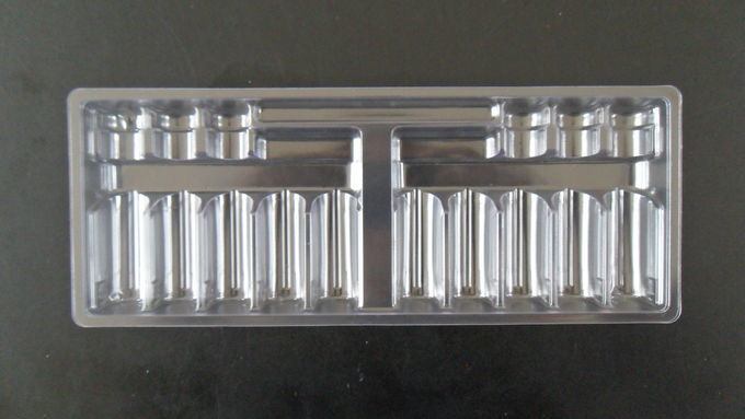 Medical 2ml Bottles Packaging PVC Transparent Blister Trays In Stock 5