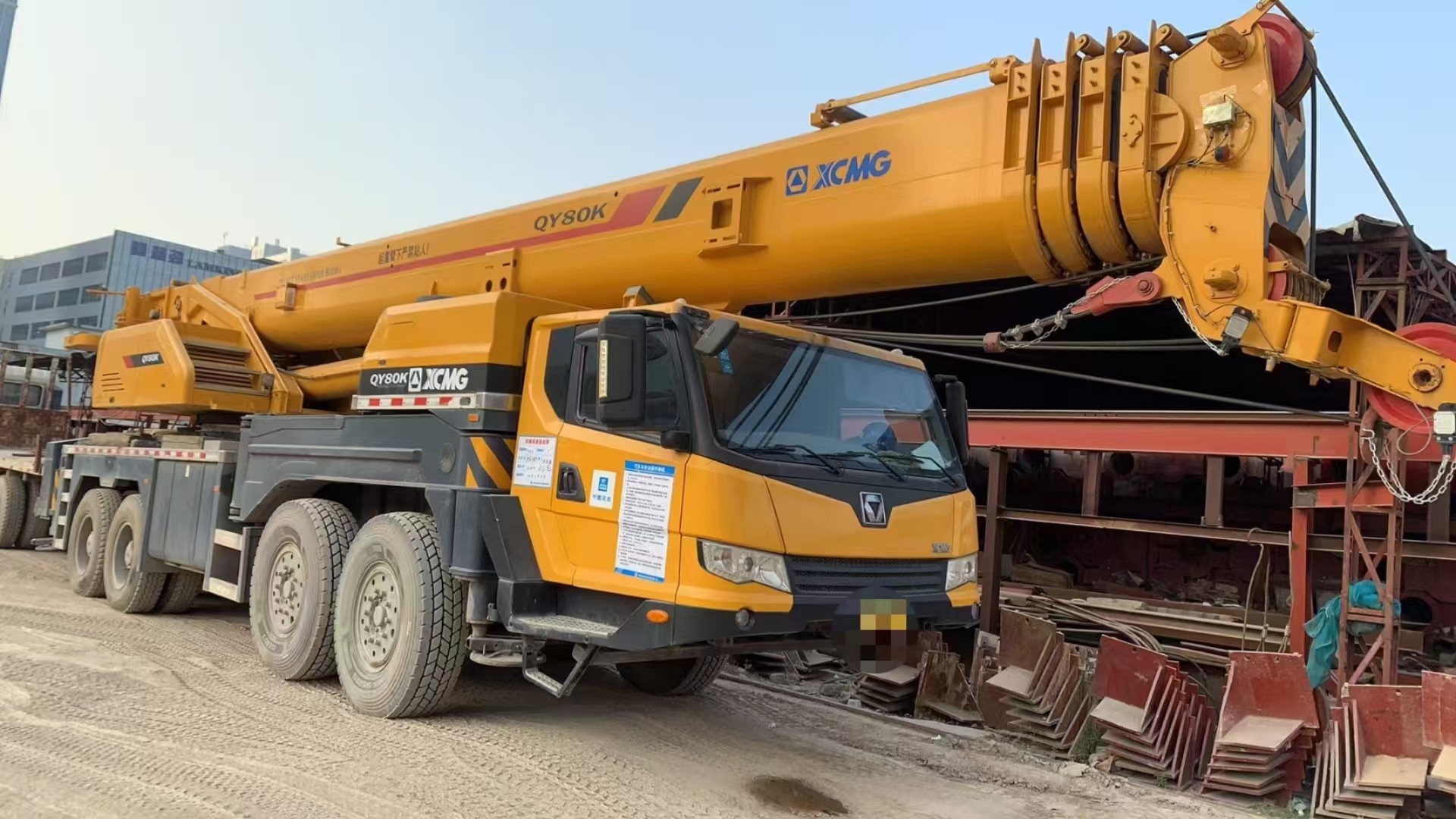2015 year XC MG Mobile Truck Crane 80 Tons XCT80L5 For Sale