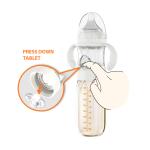 Night Time Feeding Formula Mixing Baby Bottle Non Toxic Anti Colic 240Ml