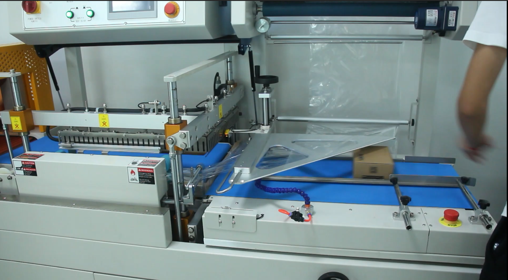 L Type Shrink Wrapping Machine And Automatic Shrink Wrapping Machine Shrinking Tunnel The Sealing Machine