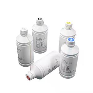 Quality PET Transfer DTF Ink Water-based CMYK+W Color Ink DTF Printer Inks for Textile wholesale