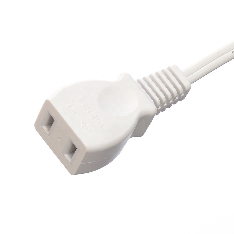 125V 7A/12A/15A PSE Certificated Japanese Standard 2 Flat Poles Power Plug for Home Appliance Extension Cord Top Selling