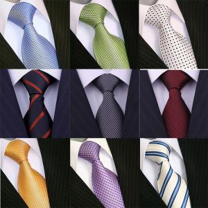 Quality Excellent Woven silk colorful tie for men Italian style wholesale