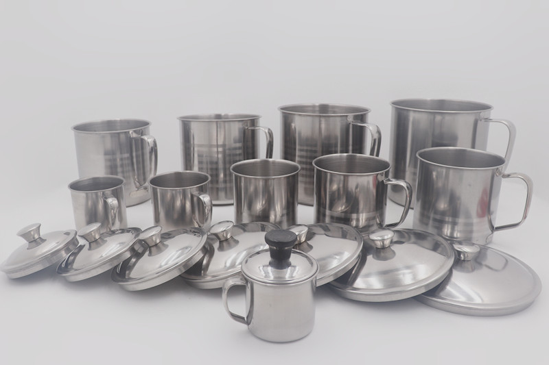 11cm Food Safe Stainless Steel Milk Cup Mirror Polishing