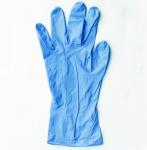 Powder Free And Latex Blue Disposable Nitrile Gloves Chemical Resistance