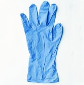 Quality Powder Free And Latex Blue Disposable Nitrile Gloves Chemical Resistance wholesale