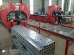 6 Meters Automatic Steel Square Tubing Notching Punching Press Machine