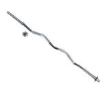 1200mm 1500mm 1800mm Solid Chromed Crossfit Barbell Bar With Sinlcok