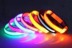 Pet dog cat charging LED light flashing dog collar USB rechargeable led dog