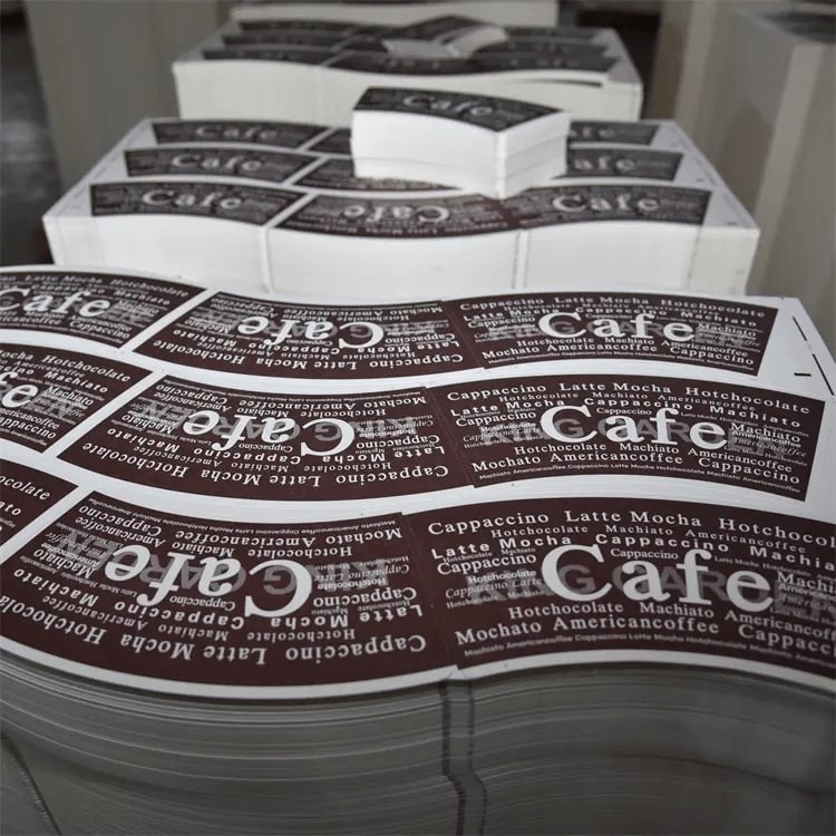 Food Grade Waterproof Paper Cup Fan Single Sided Coating Water Resistance