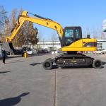 12 Ton Wheel Crawler Excavator Flexible Exquisite Crawler Mounted Excavator