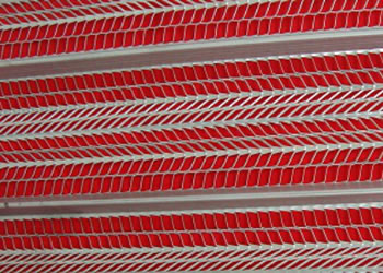 Galvanized Rib Lath Mesh , Concrete Reinforcement Expanded Metal Flat Rib Lath