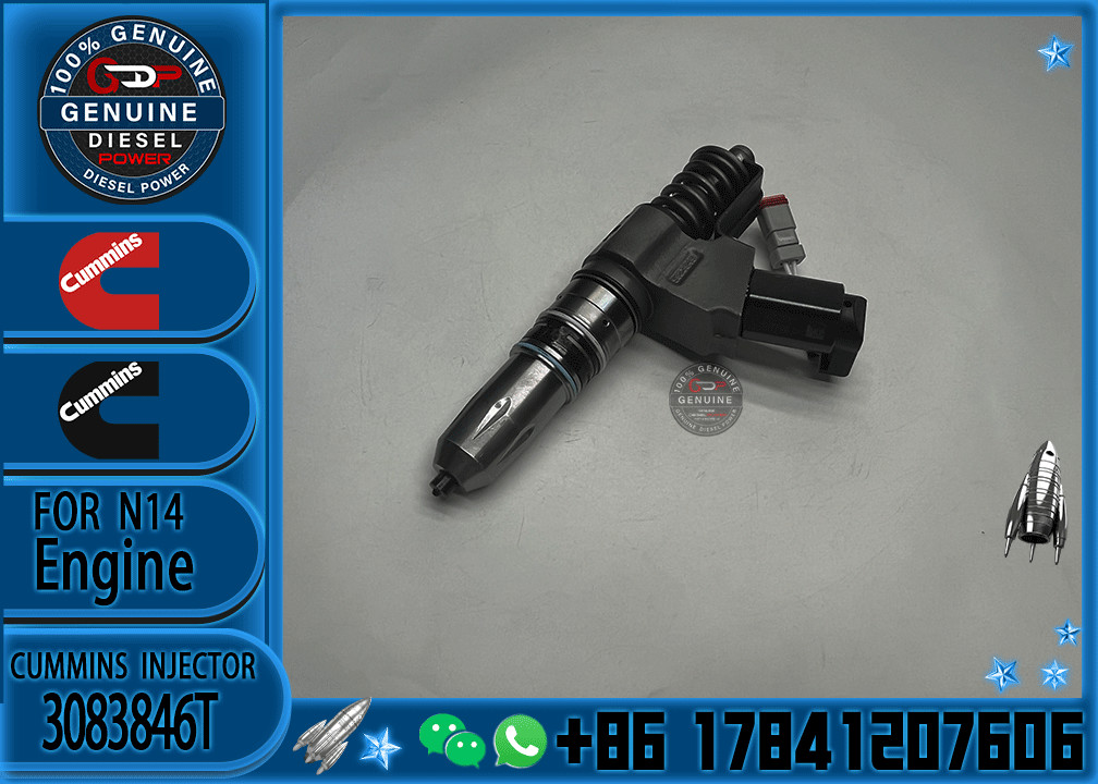 Construction Machinery PartsFuel Injector For N14 Diesel 3083846T 3083848F 3411766F 3080931F For CUMMINS Diesel Engine