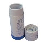 Recyclable And Stylish Paper Tube Gift Box Hot Stamping With Stickers Custom