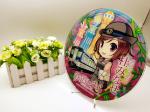 Silk Screen Acrylic Figure Anime With Stainless Steel Stents ODM Available