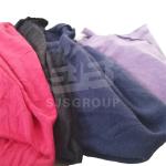 Grade A 30-60cm 100 Cotton Industrial cleaning cut cotton tshirts rags colour