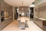 Plywood Countertop Modern Luxury Waterproof Fireproof Solid Wood Kitchen Cabinet