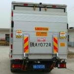 DC24V Hydraulic Tail Lift For Vans 1350mm Aluminum Plate