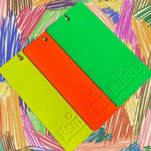 Quality RAL1026 Epoxy Polyester Powder Coating Fluorescent Neon Yellow wholesale