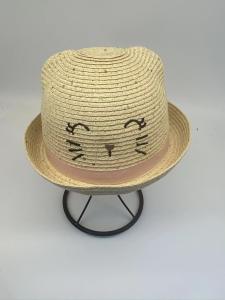 Quality Checkered Sun Hats with Black Ribbon for Women wholesale