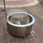 76cm Smokeless Fire Stove Double Wall Stainless Steel 30 Inch Round Fire Pit