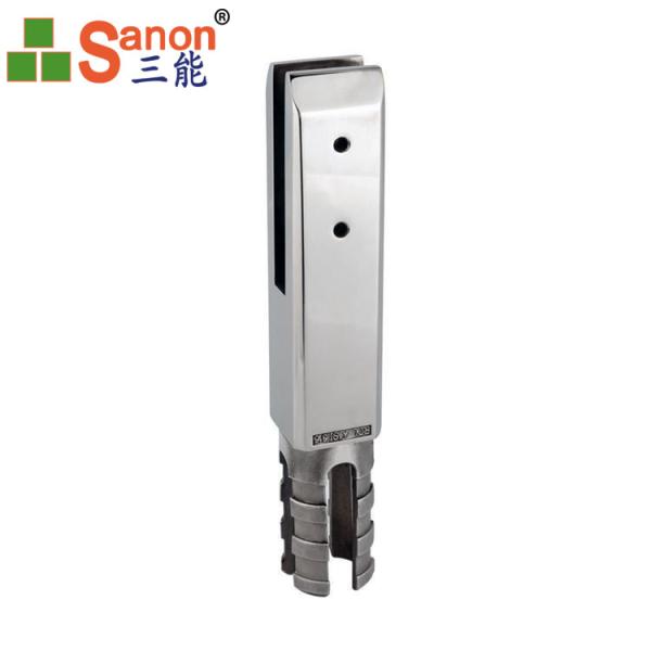 Swimming Pool Frameless Glass Pool Fence Spigots 304 Stainless Steel ASTM