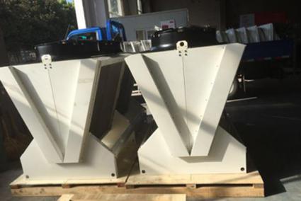 Air Cooled Wet Cooling Pad Adiabatic Dry Coolers For Process Cooling Application