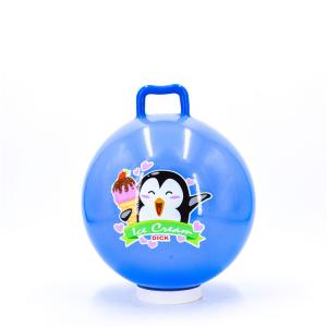 Quality Nontoxic Red Large Bouncy Balls With Handles Odorless Ultralight wholesale