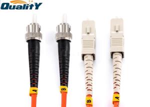 Quality 3.0mm Diameter OM2 ST SC Multimode Fiber Optic Cable wholesale