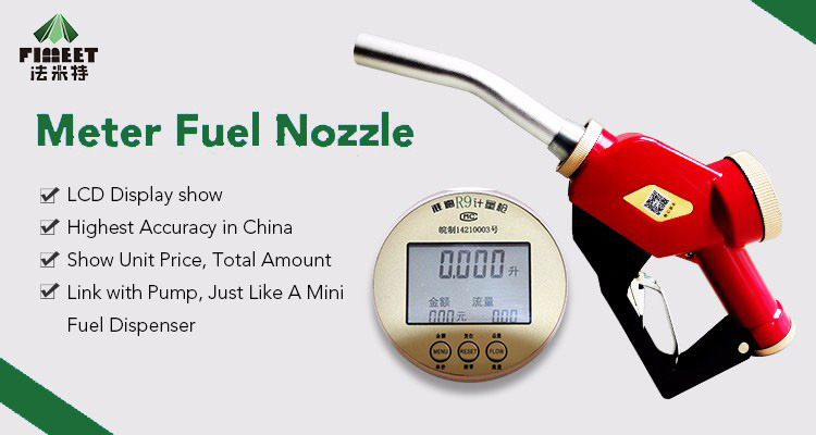 Water Ffuel Filling Gun With Flow Meter , Automatic Digital Fuel Filling Gun For Water BJJ-20-A (Methanol