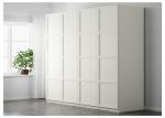 Free Standing Hinged Door Wardrobes Bedroom Shutter Door Wardrobe For Family