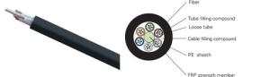 Quality 12 core single mode stranded loose tube GYFTY optical fiber cable wholesale