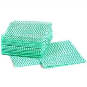 Quality 30gsm Nonwoven Cleaning Cloth Chemical Bonding Glass Cleaning Cloth wholesale