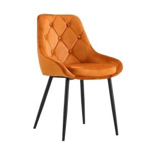 Quality Comfortable and Durable Living Room Furniture Fabric Velvet Dining Chair Product Size 560*560*840mm wholesale