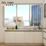White Color Furniture Handles and Knobs for Modern Kitchen Cabinet Design in
