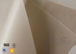 Beige PTFE Coated Fiberglass Fabric Gas Range Stovetop Burner Liner