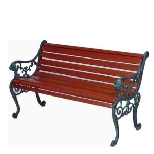Quality Cast Iron Wooden Garden Bench , Eco Friendly Outdoor Wooden Bench Seat wholesale