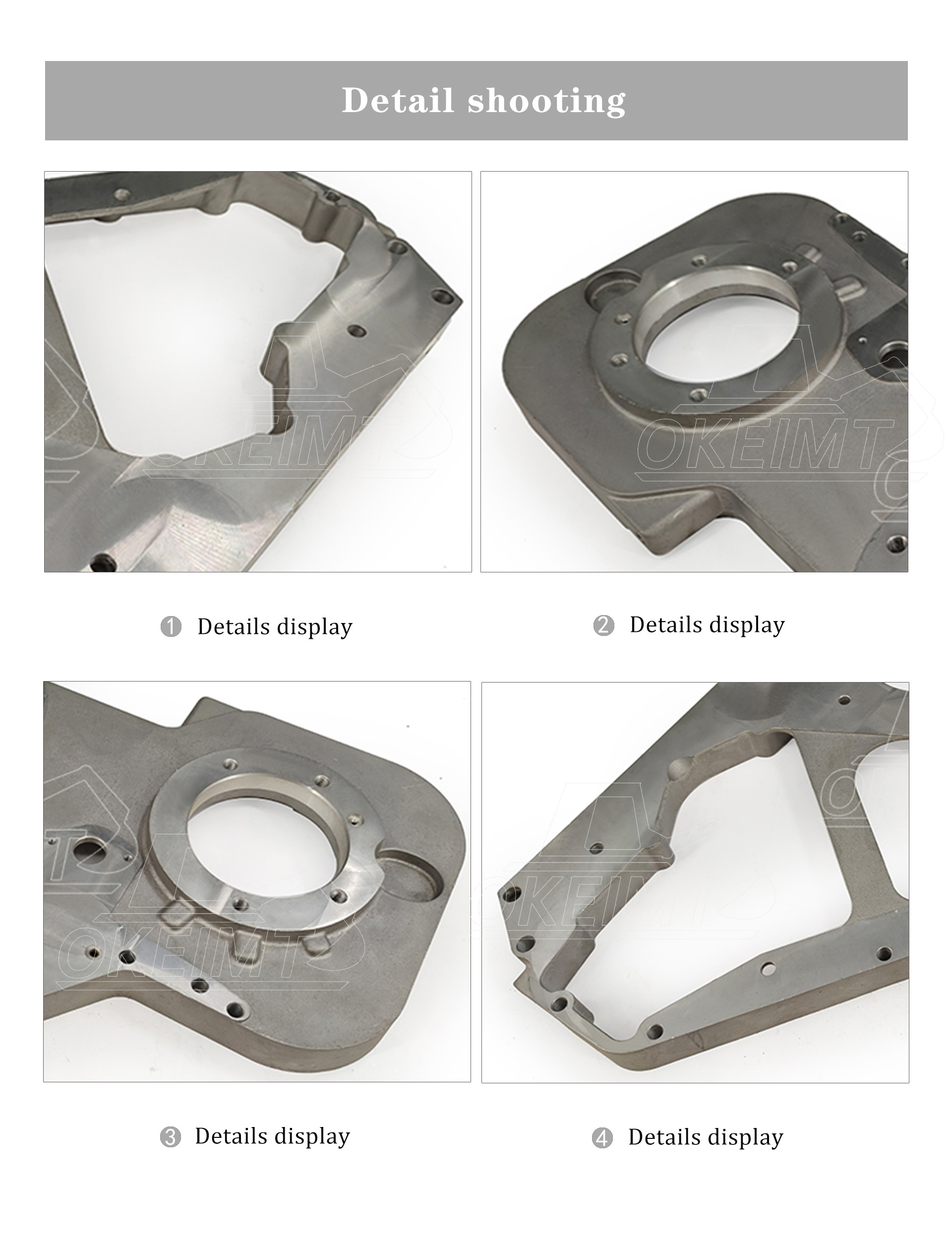 Excavator Engine Parts 6D114 6CT Diesel Engine Parts Gear Housing 3926721
