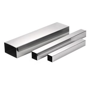 Quality Decorative 316 100mm Stainless Steel Pipe And Tubes Rectangular wholesale