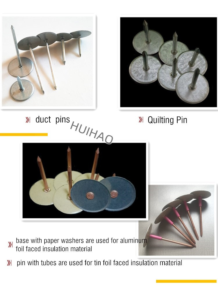 1" Length Galvanised Cup Head Capacitor Discharge Cd Weld Pins With Paper Washer
