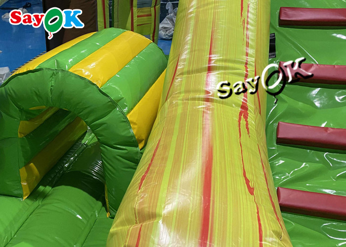 Minecraft Theme Cartoon Inflatable Bounce Castle Slide 6.5m 21.5ft
