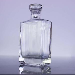 Quality Bourbon XO Mini Spirit Bottle Premium Clear Glass Whiskey Bottles wholesale