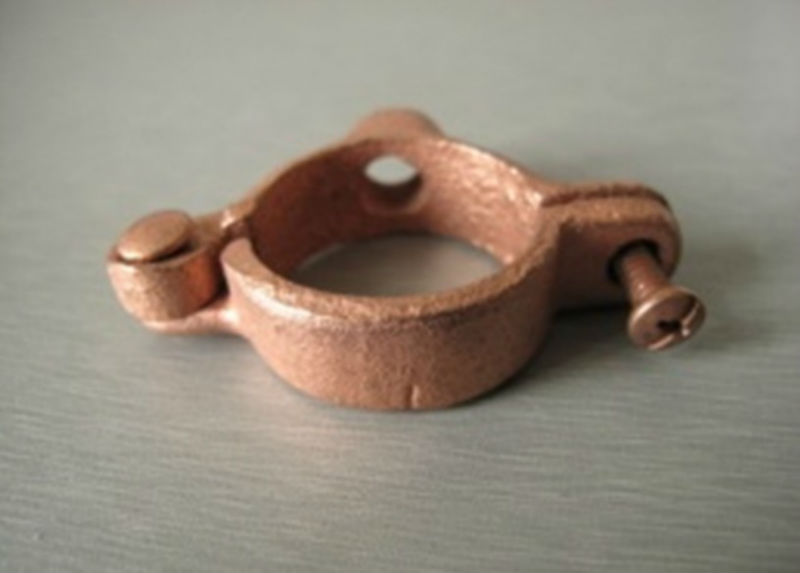 Spring Split Ring Pipe Securing Clamp Hanger