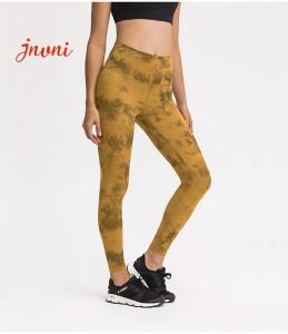 Quality Crotchless Nude Tie Dye Yoga Pants Leggings For Women High Waisted Tight wholesale